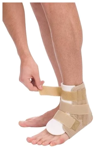 Т.46.29 (Т-8609) Бандаж на голеностопный сустав с 4 пластинами